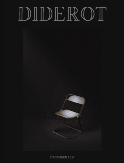 Diderot Magazine cover, December 2023
