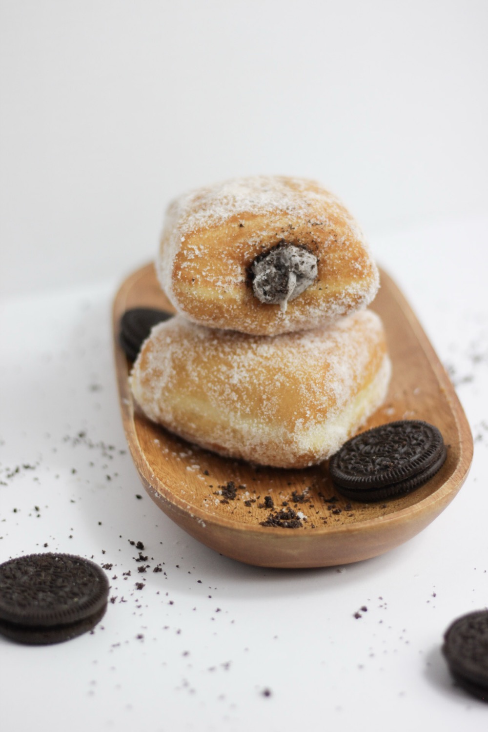 Cookies and cream malasada