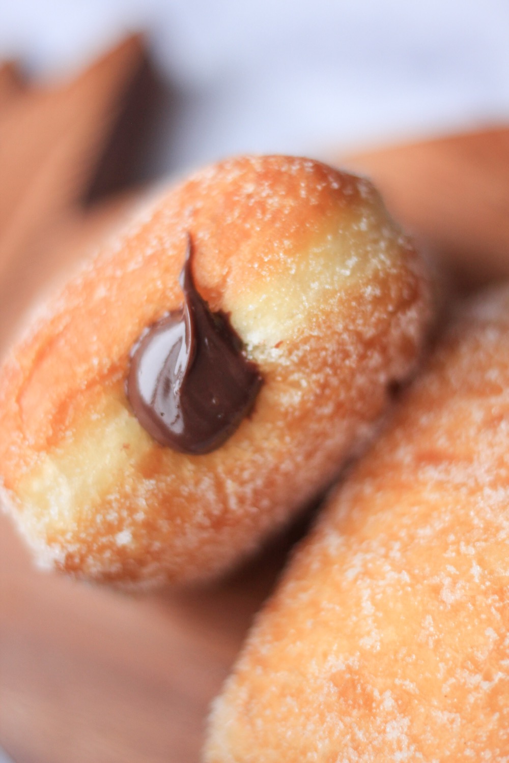 Chocolate-filled malasada
