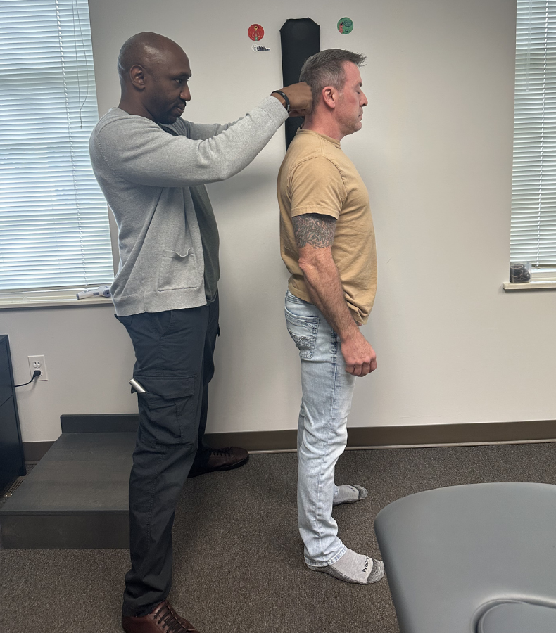 Dr. James Cooley in clinic