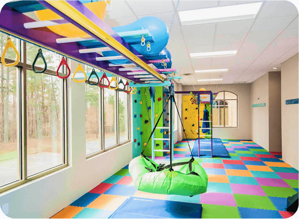 Colorful Image of a Sensory gym