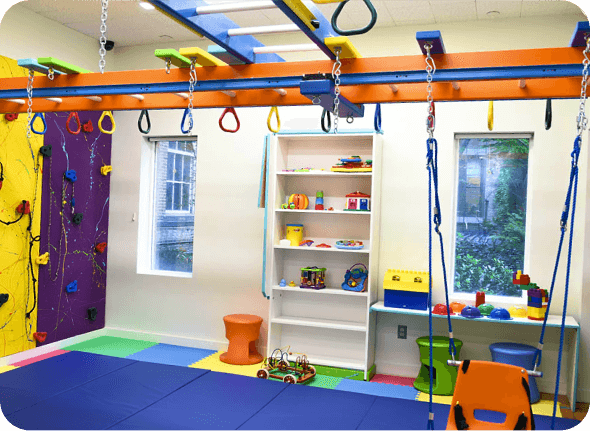 Colorful Image of a Sensory gym