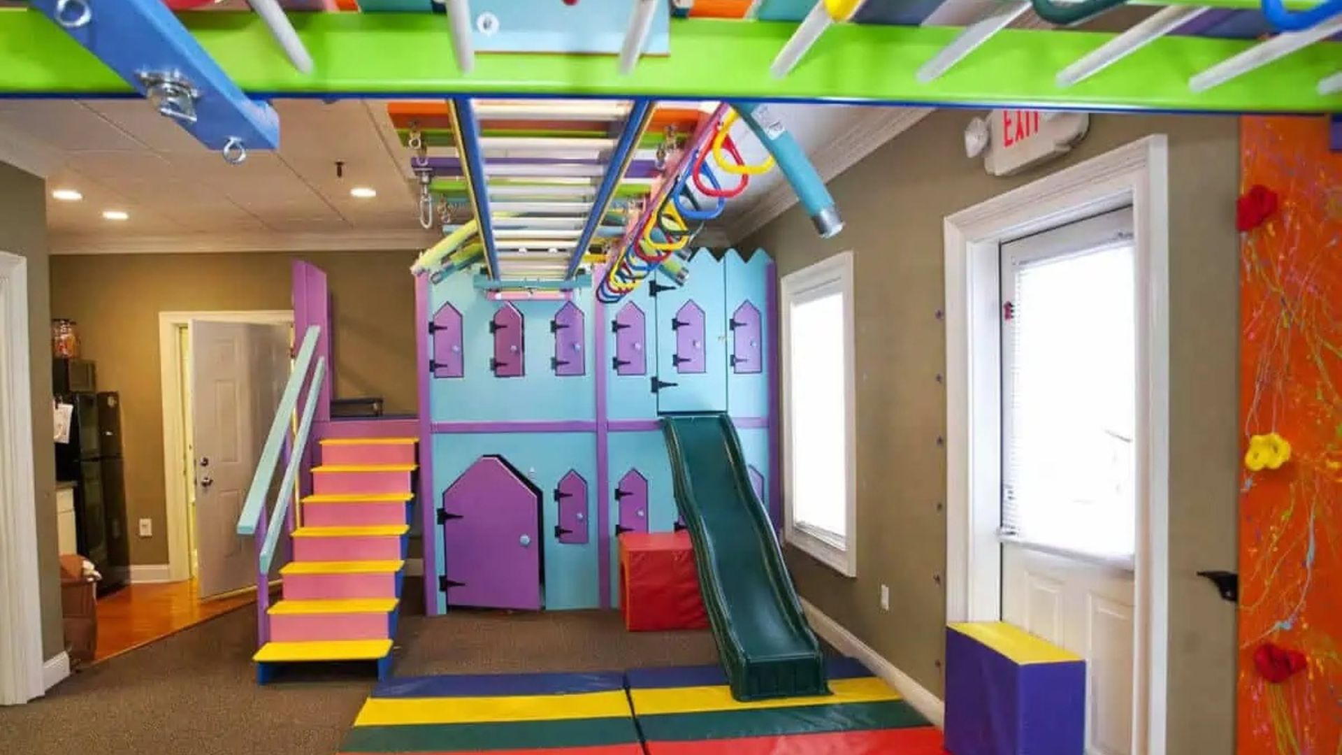 Colorful Image of a Sensory gym