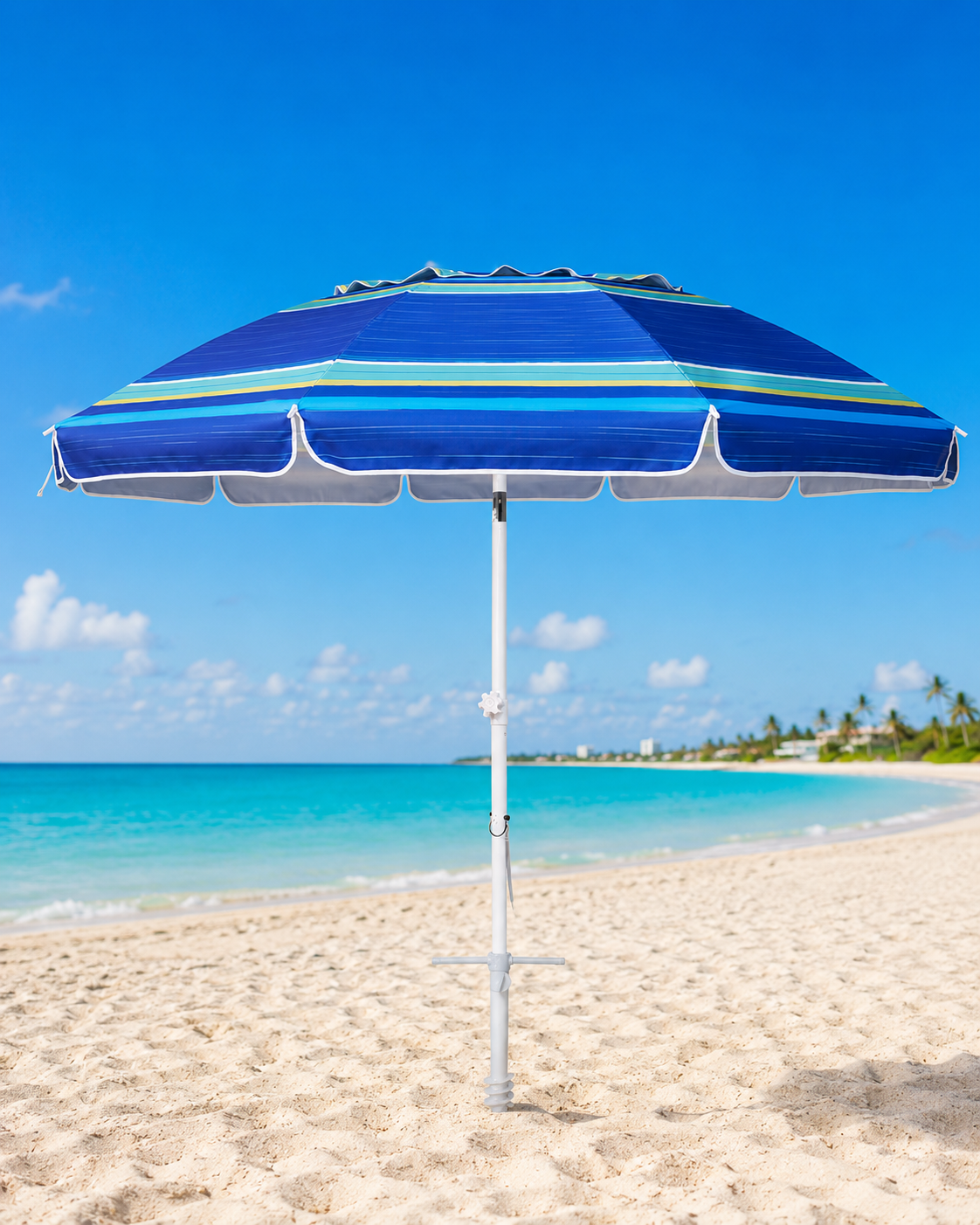 umbrella open on beach umbrella open on beach