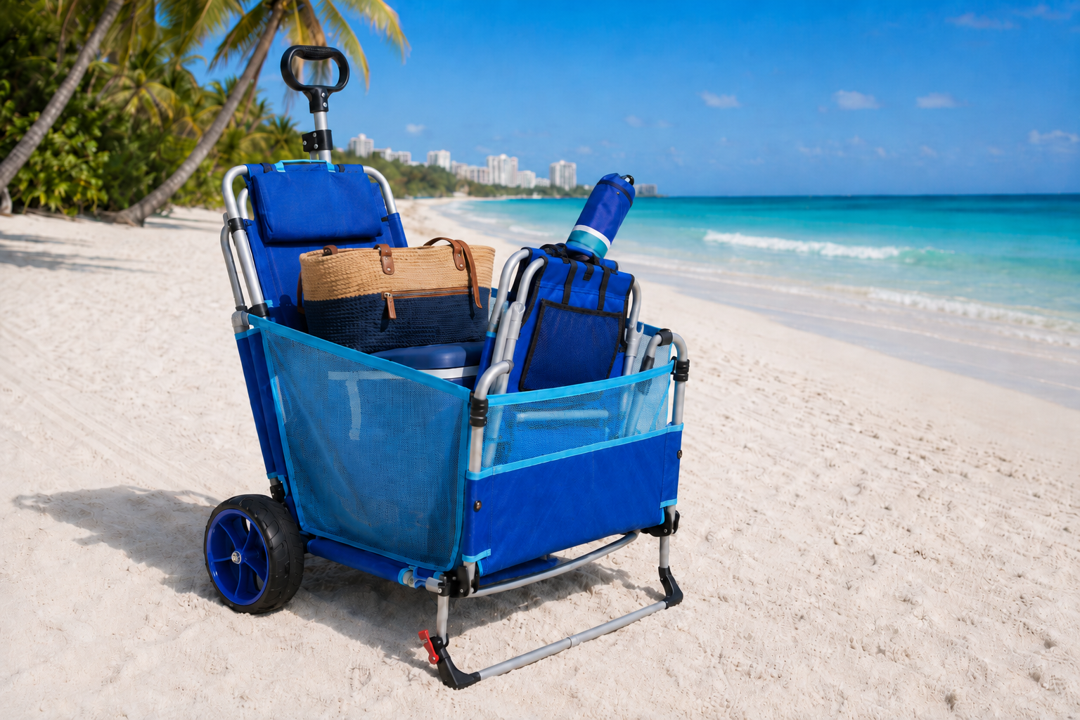 wagon mode loaded with beach gear wagon mode loaded with beach gear