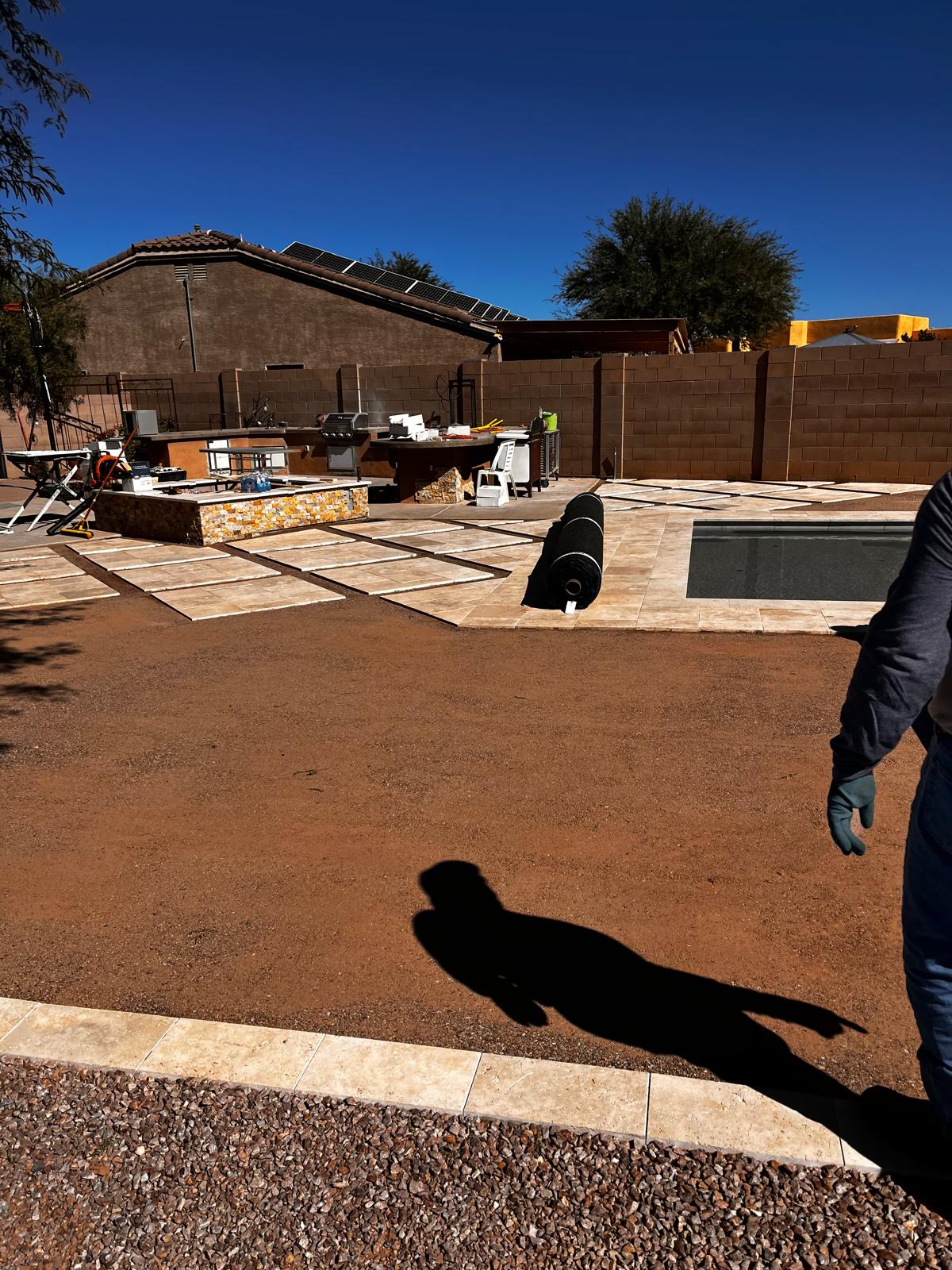 Completed landscaping project — Tucson, AZ