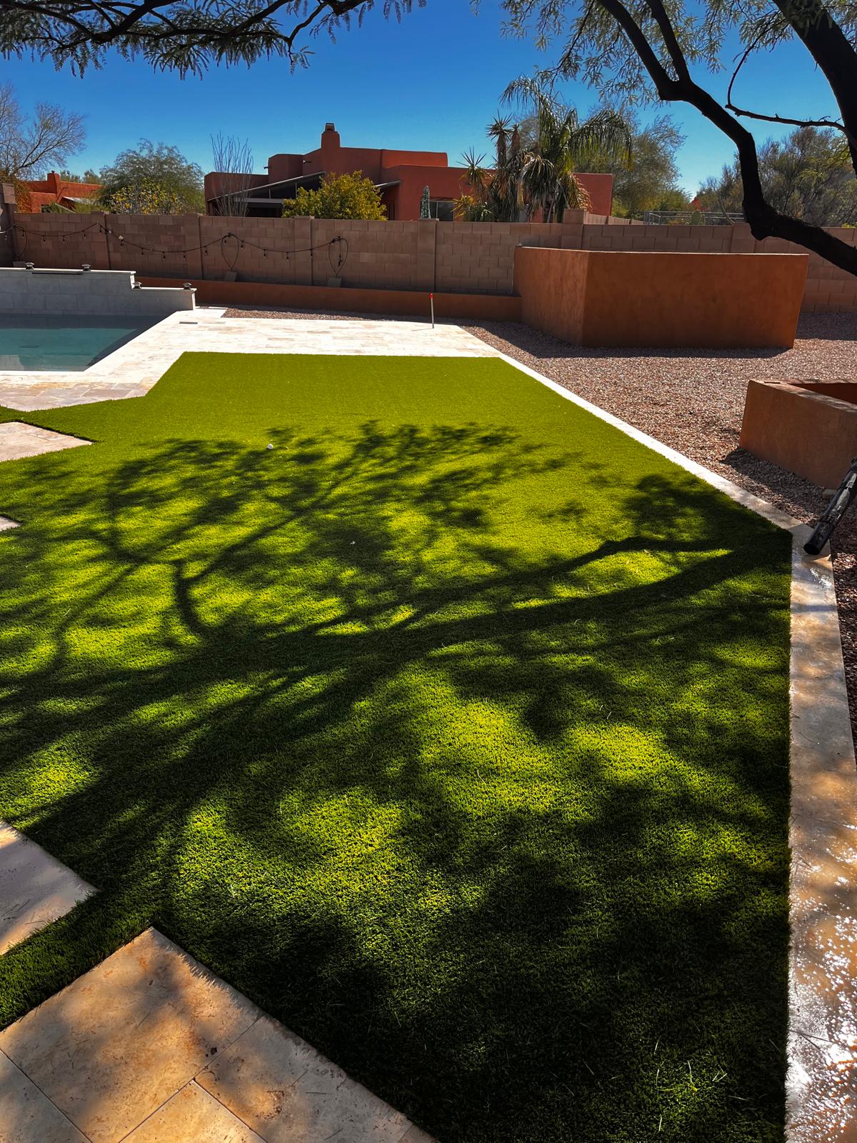 Completed landscaping project — Tucson, AZ