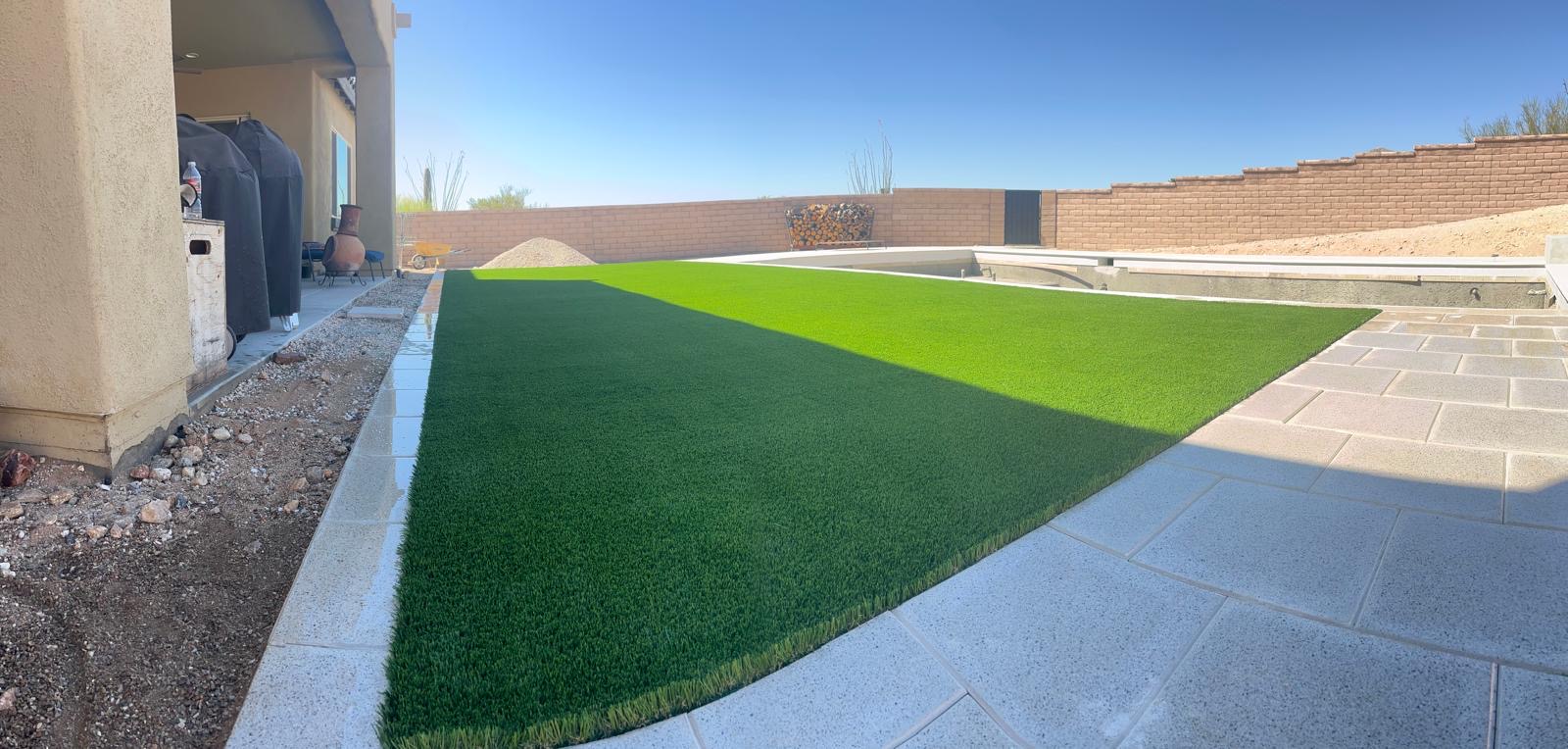 Completed landscaping project — Tucson, AZ