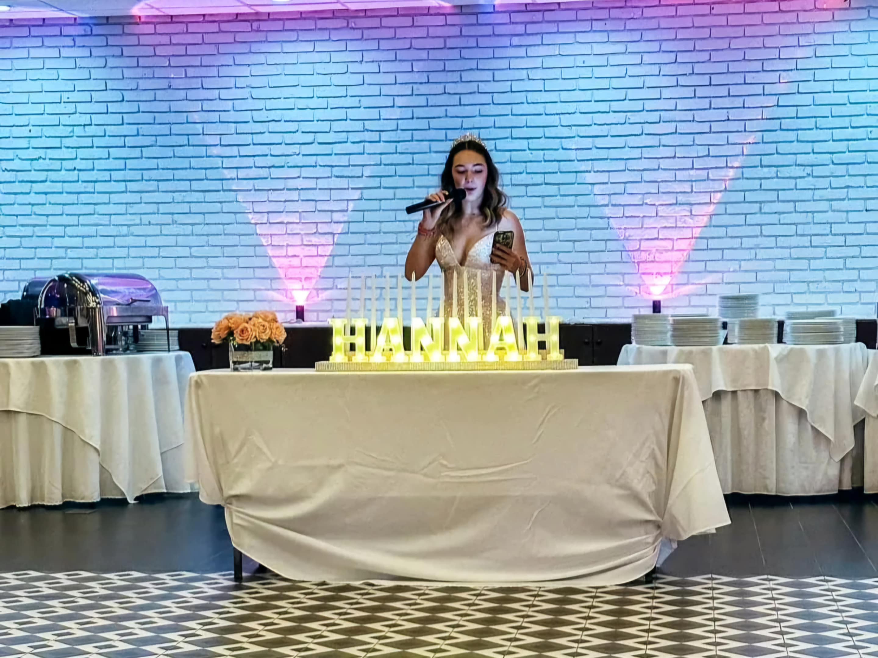 Guests celebrating at a private event