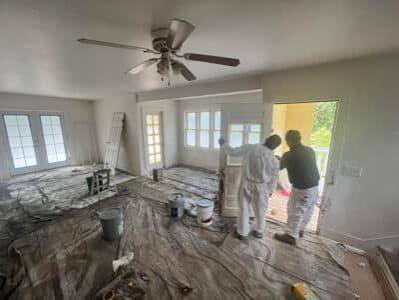 Interior painting project
