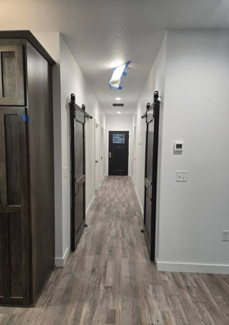 Timber skirting installation