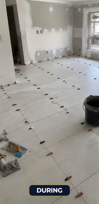 Professional tiling services by Kamaldien Development Group