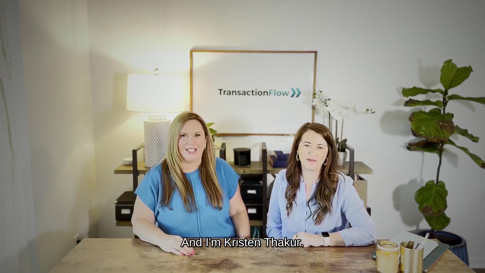Kristen Thakur and Lauren McLeroy, co-founders of TransactionFlow