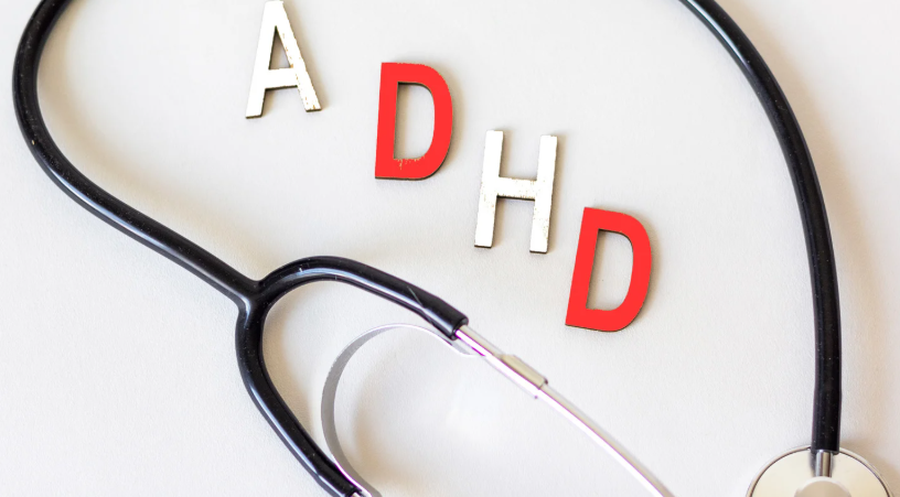ADHD concept with stethoscope and highlighted letters representing attention deficit hyperactivity disorder ADHD concept with stethoscope and highlighted letters representing attention deficit hyperactivity disorder