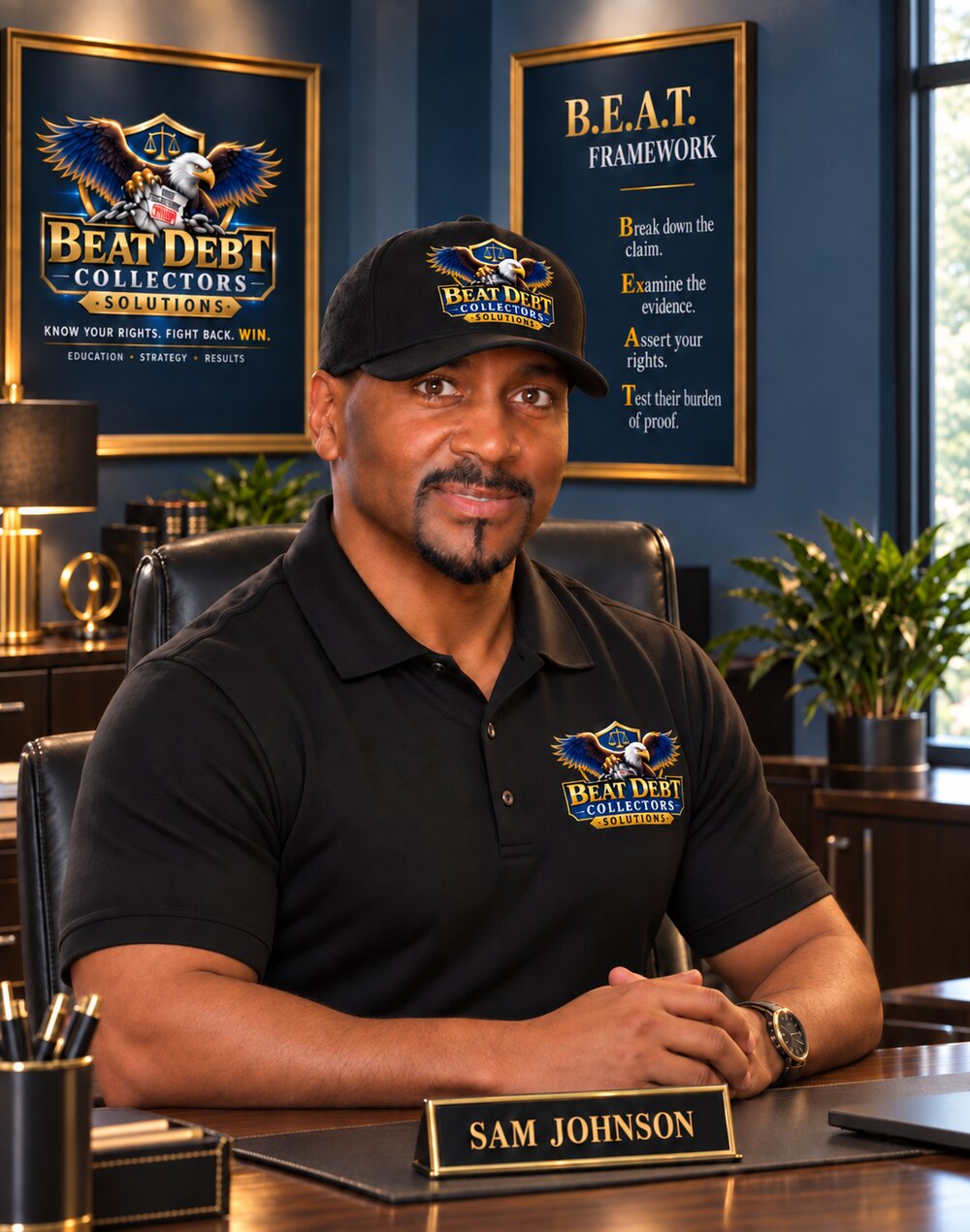 Sam Johnson, founder of Beat Debt Collectors Solutions