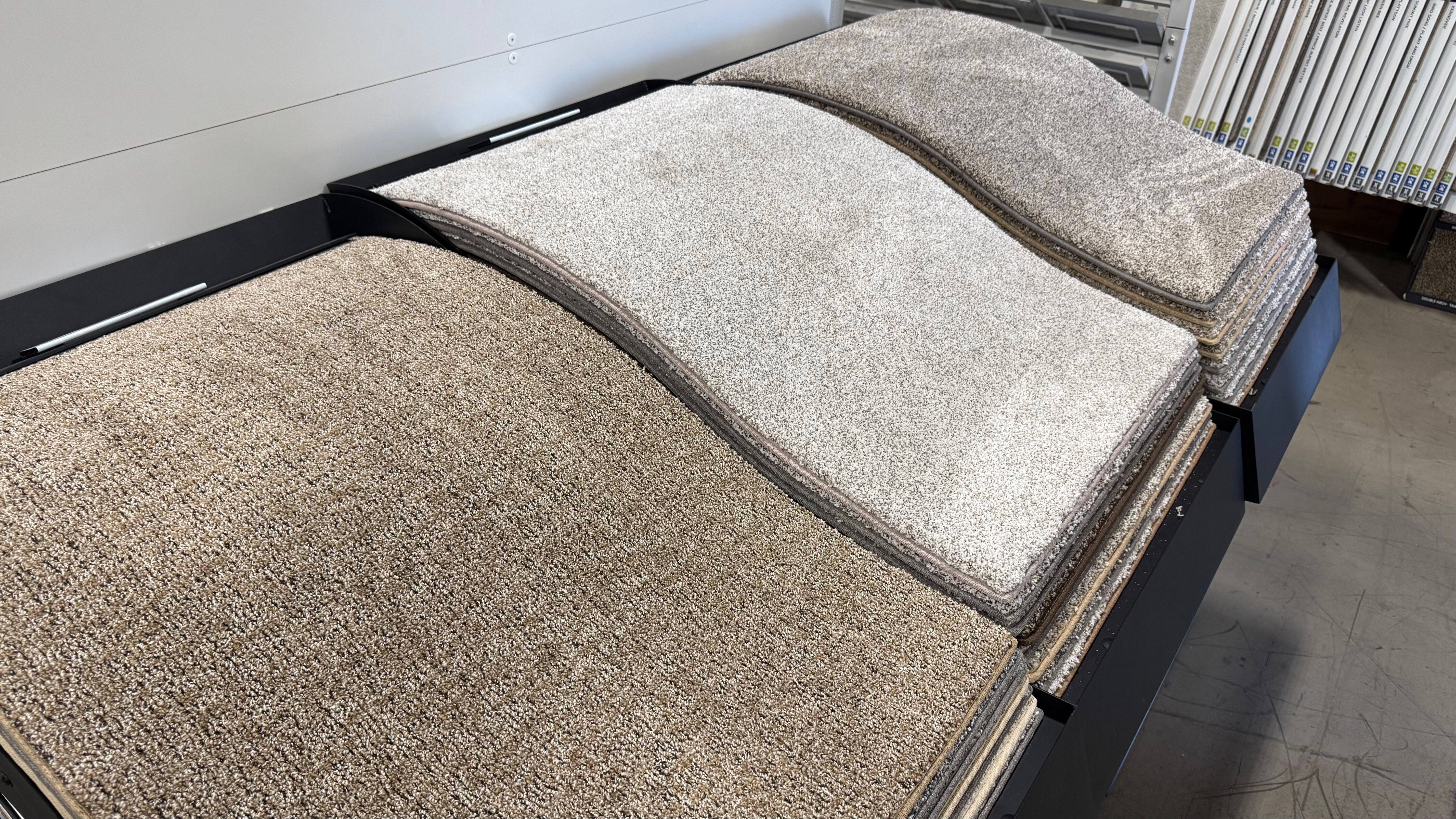 Closeout carpet rolls at discounted outlet pricing