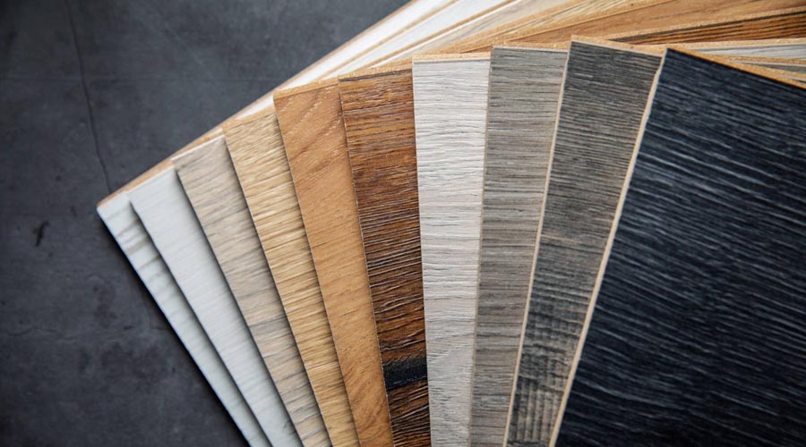 Scratch-resistant laminate flooring planks