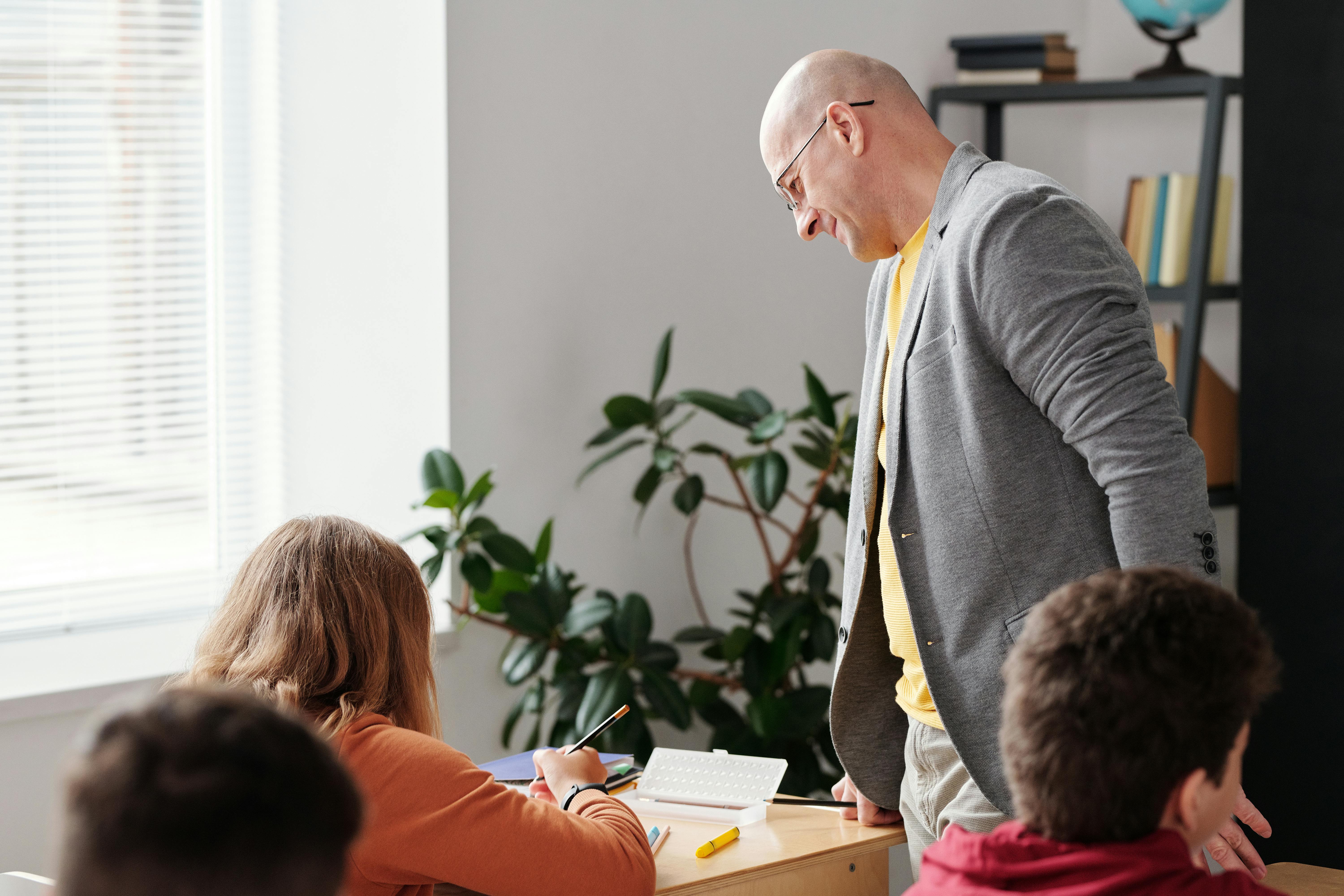 Principal or executive leader under pressure