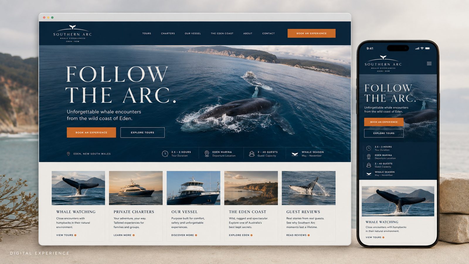 Concept build · Southern Arc website