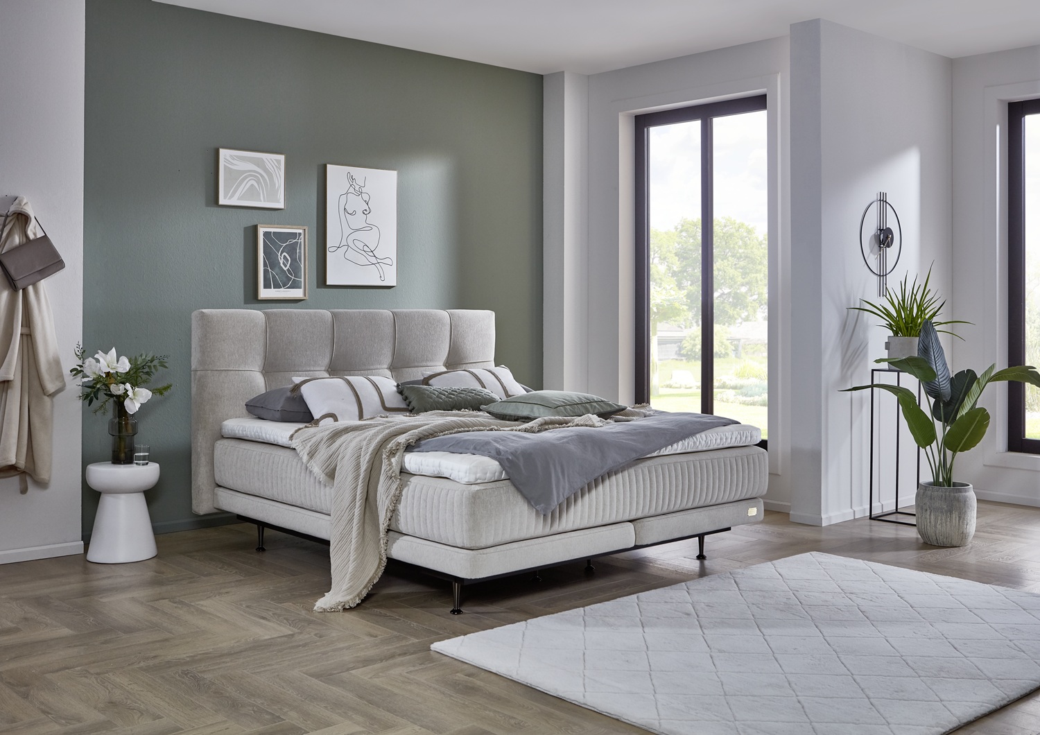 Kamjo Singapur continental bed