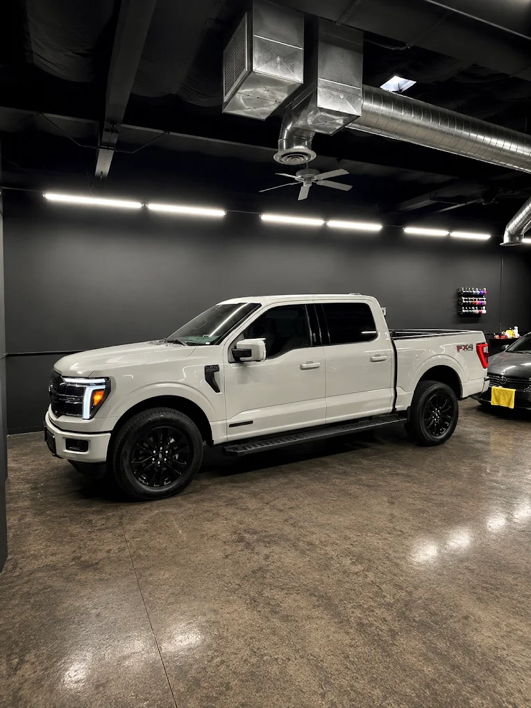 Clean premium window tint