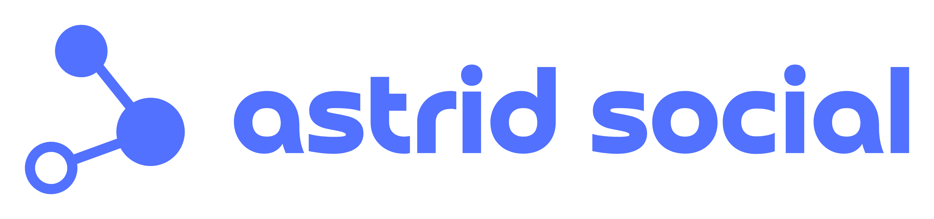 Astrid Social Brand Logo that helps small businesses increase their online presence and boost growth