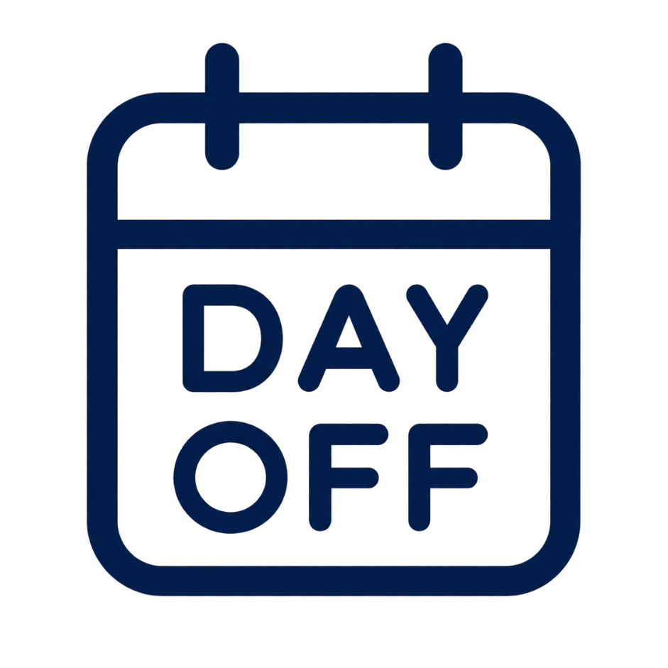 Weekend appointment icon