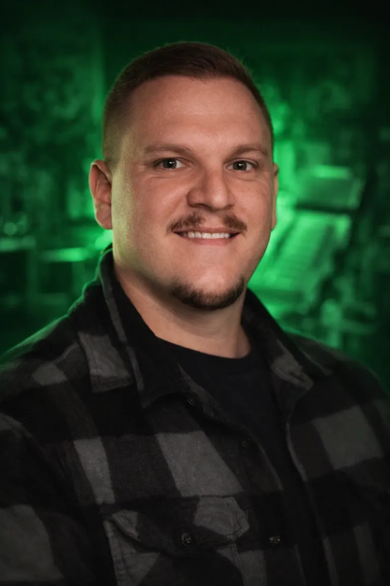 Black Anchor founder, tattoo artist with 15 years of experience in his studio