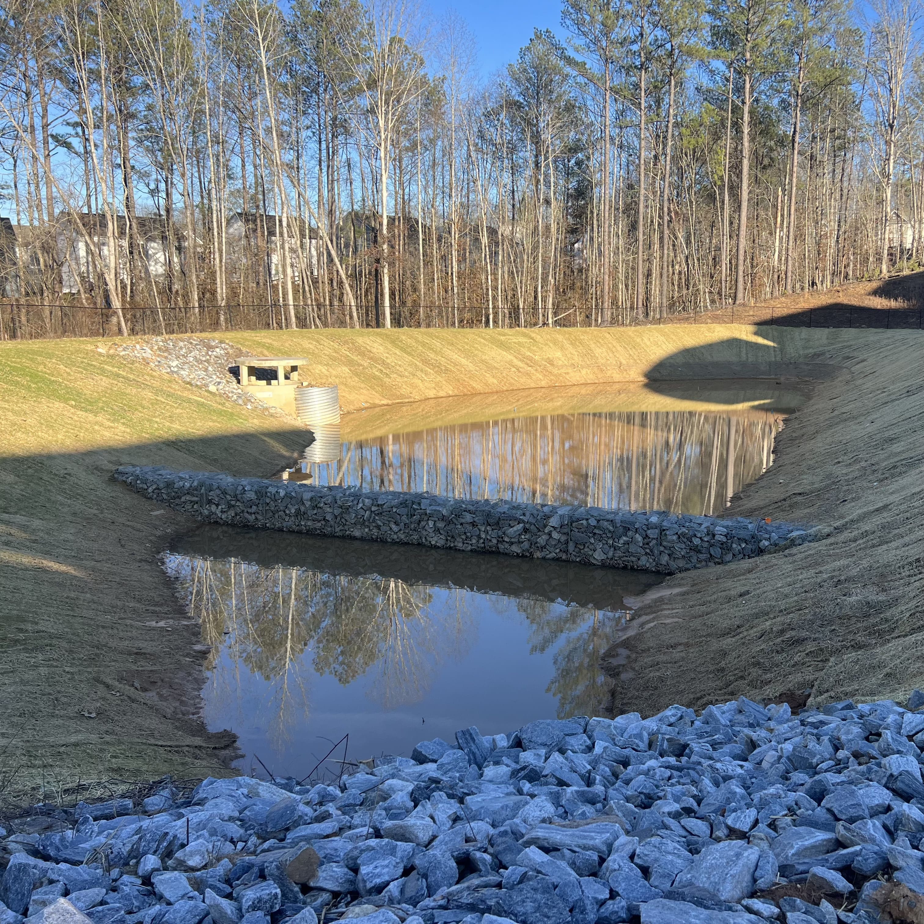 Retention Ponds in Cumming