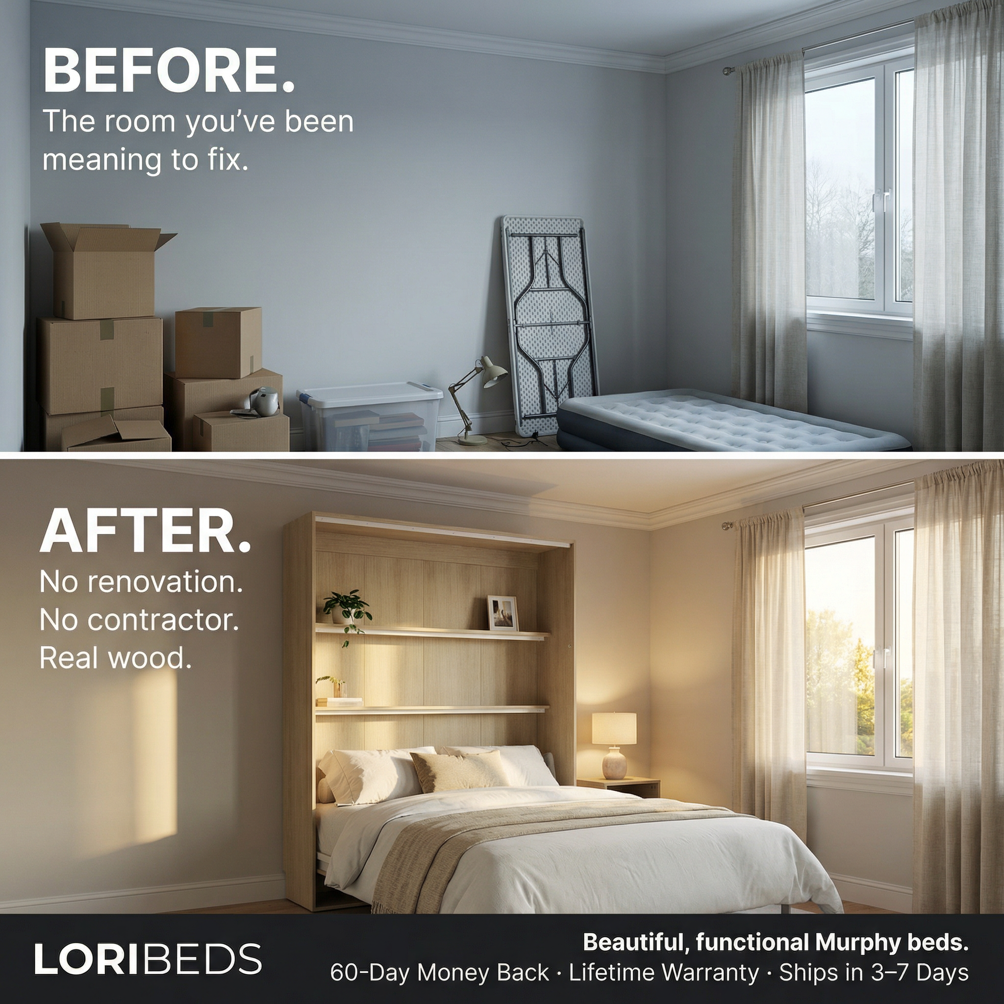 Static ad built for a furniture / home-goods brand