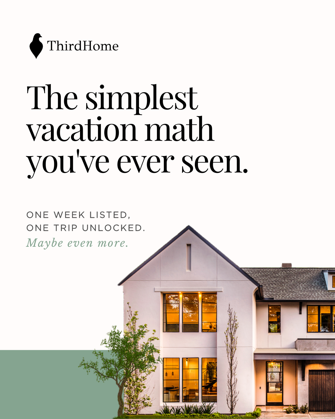 Concept static ad built for a luxury-travel brand