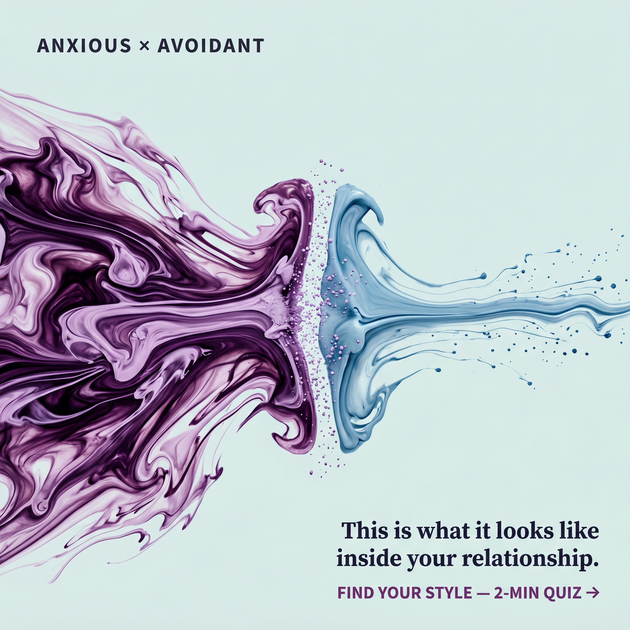 Concept static ad built for a personal-development brand