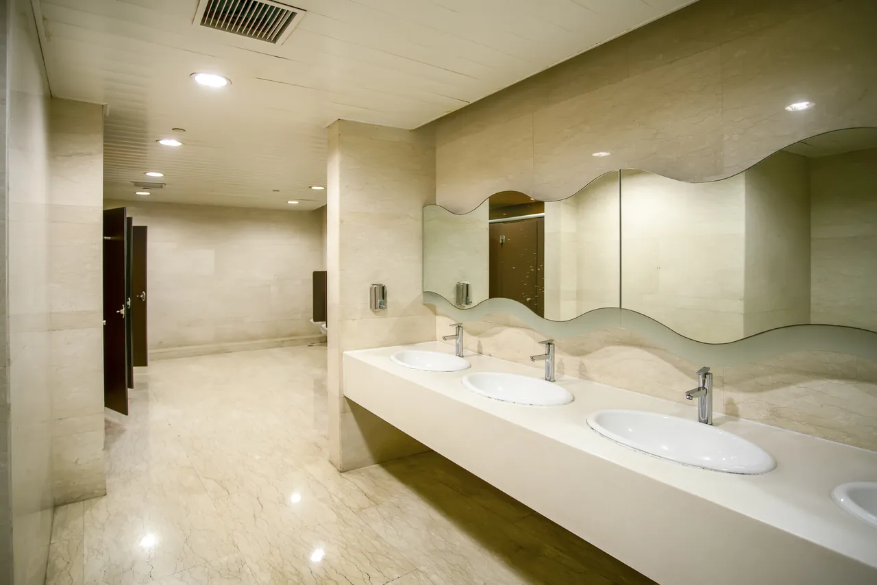 Bathroom remodel with a double vanity and updated finishes in Monroe, NC