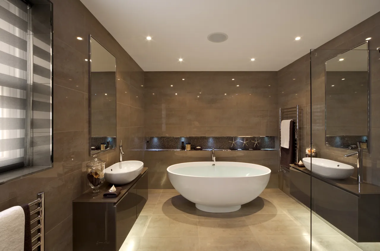 Full bathroom renovation with improved layout and finishes