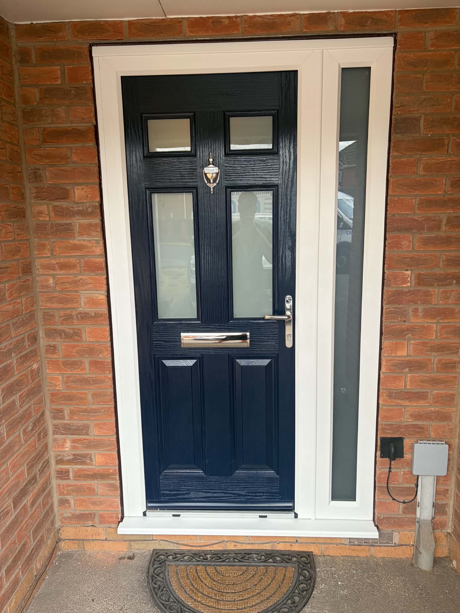 Composite Door — Side Glazing Detail