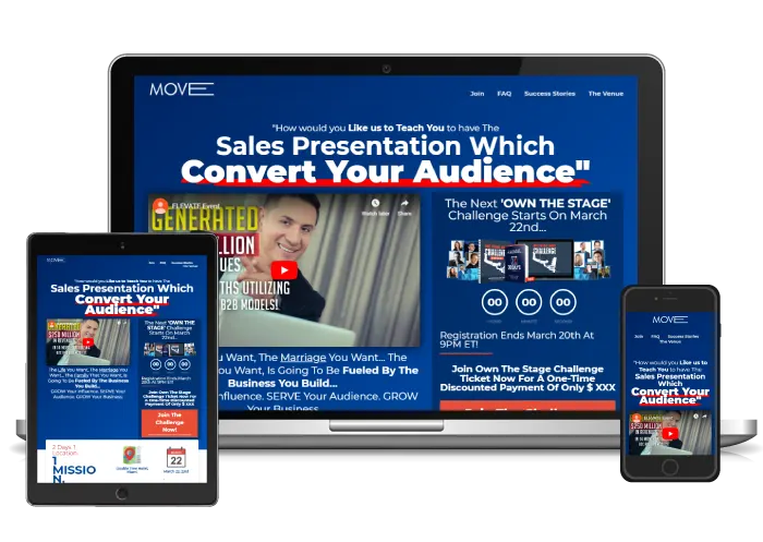 Move lead funnel built on ClickFunnels