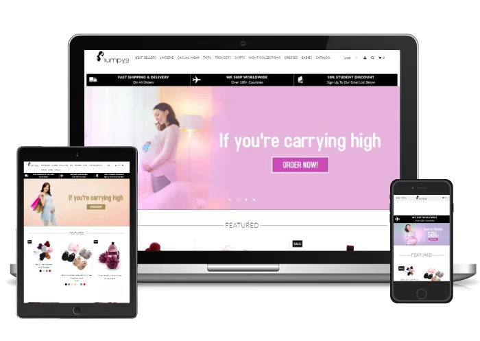 Bumpy9 online store built on Shopify