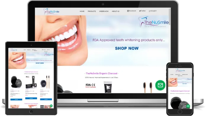 The Nu Smile dental lead funnel built on ClickFunnels