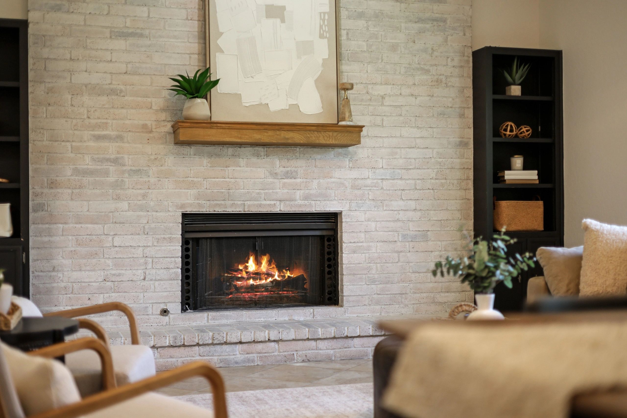 Staged interior