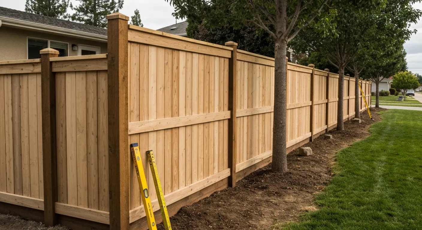 Custom fence installation