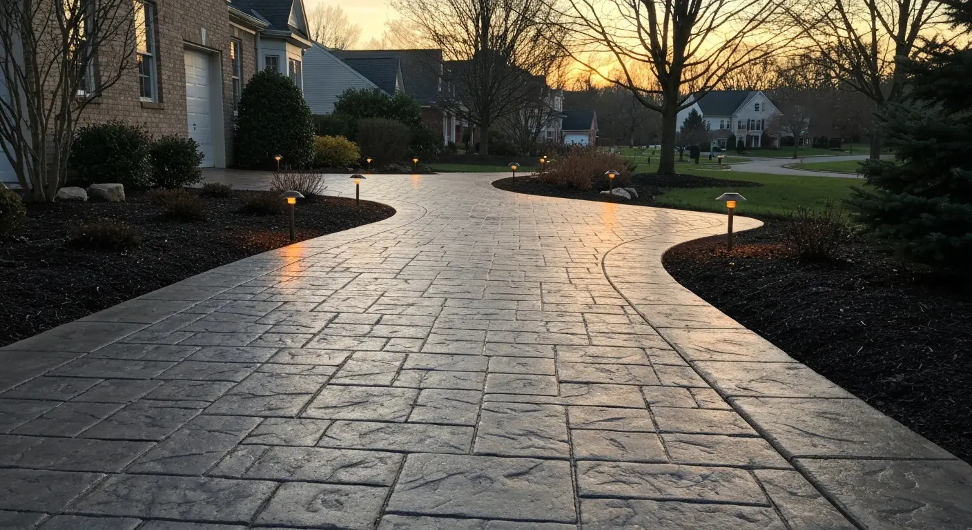 Concrete walkway project