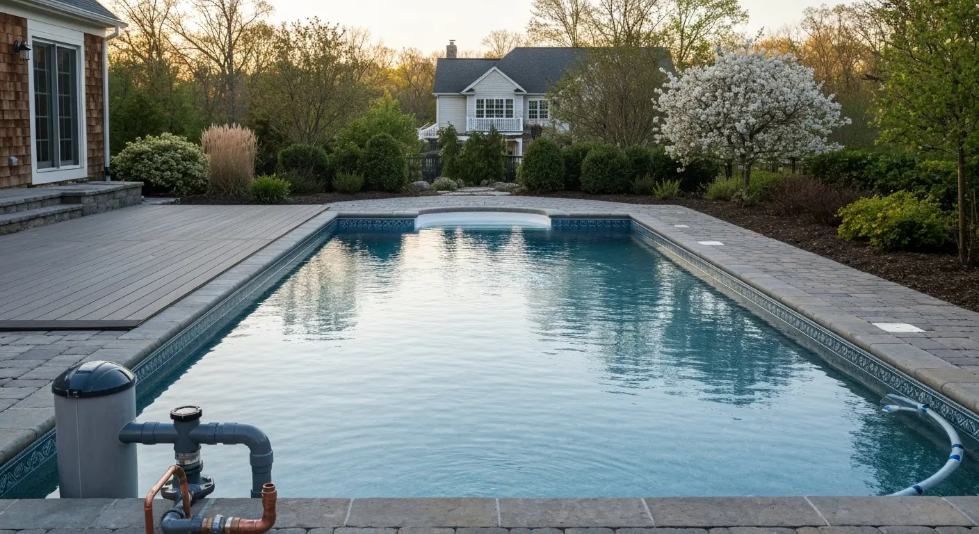 Inground pool installation