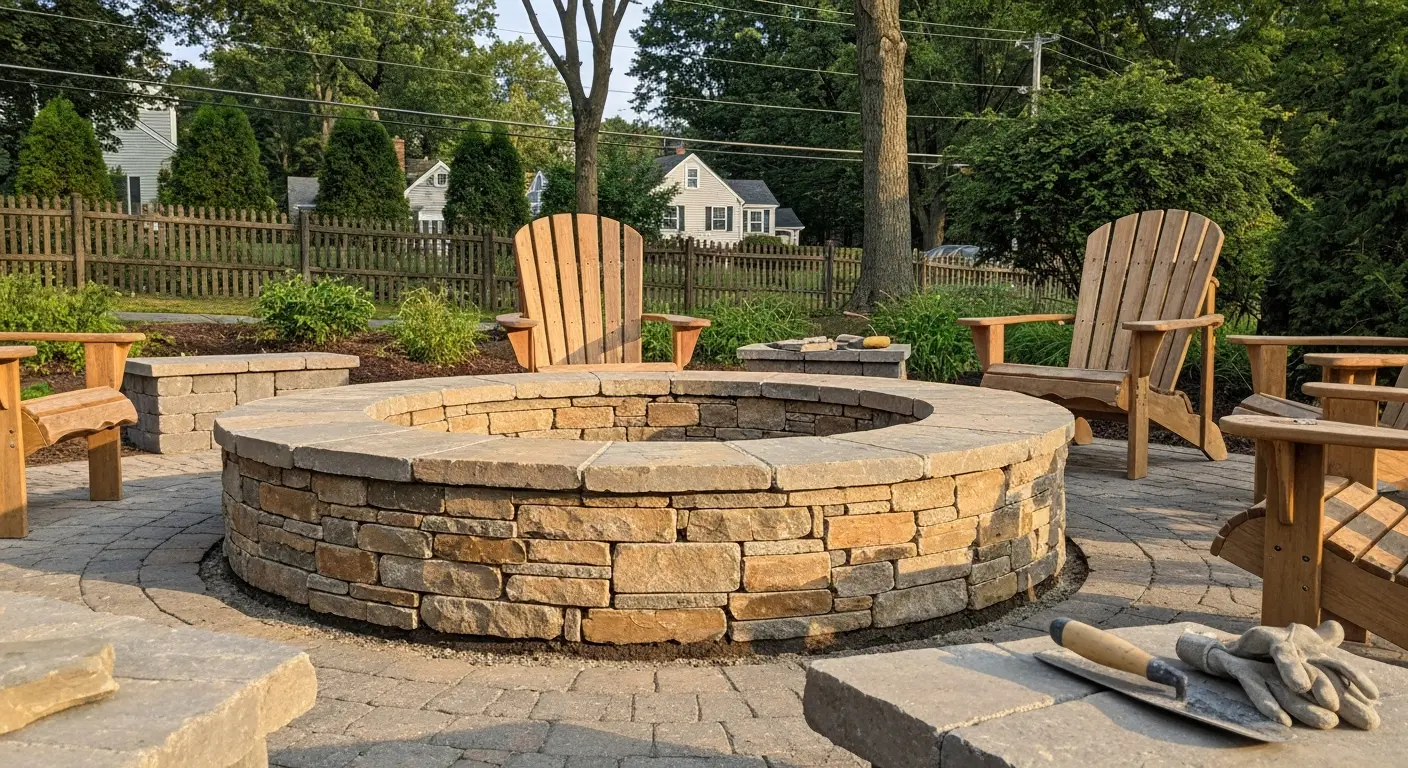 Custom firepit construction