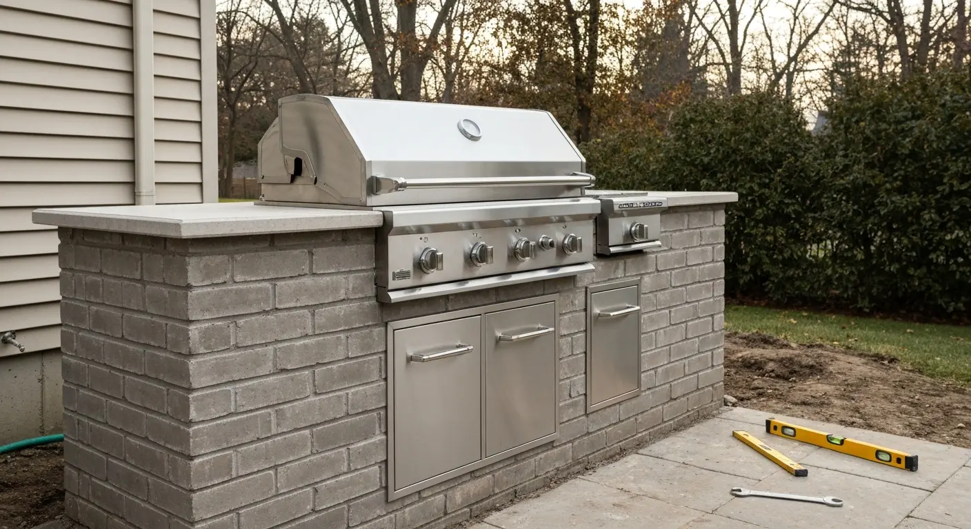 Professional grill installation service