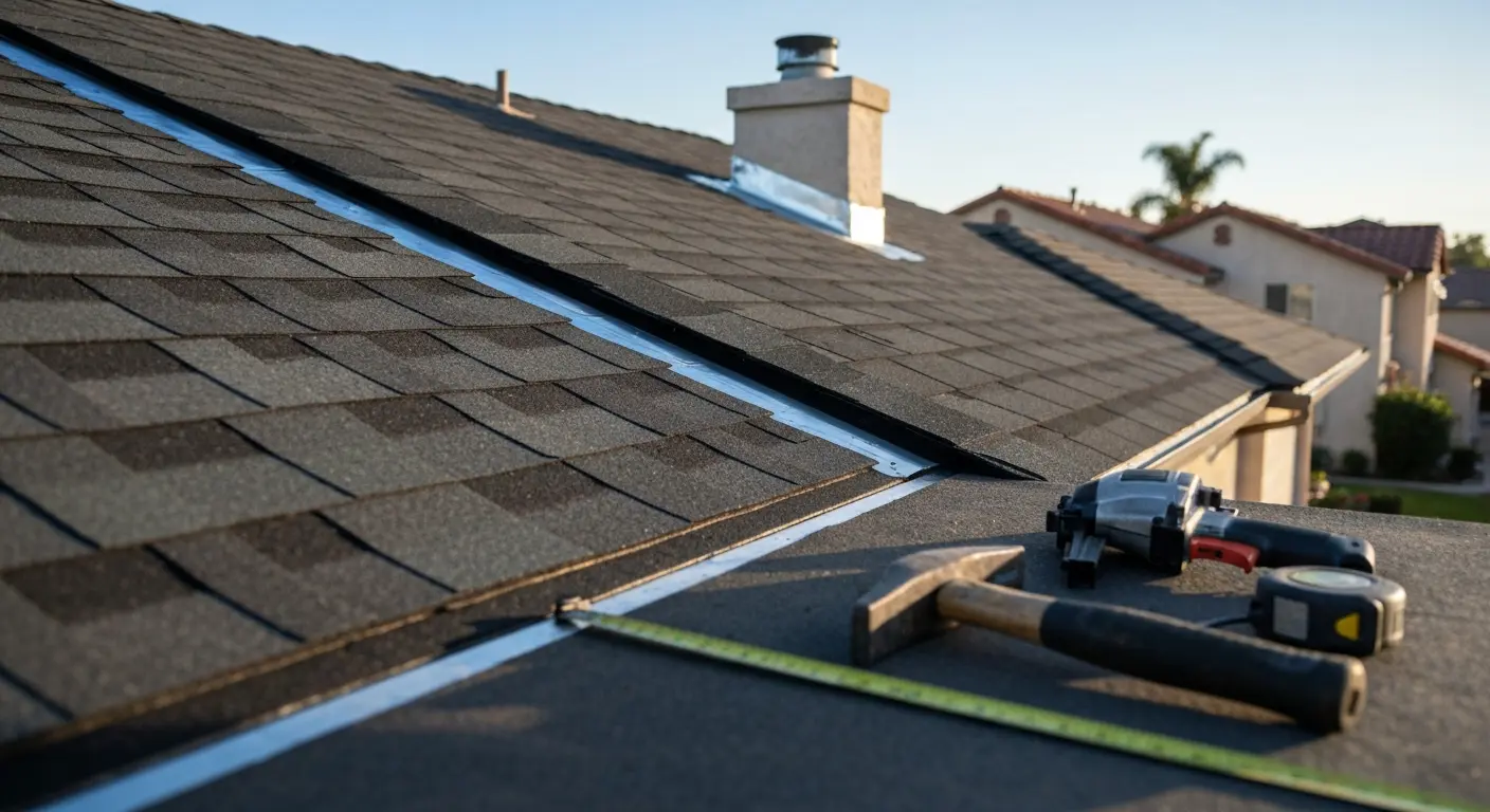 Roof installation work