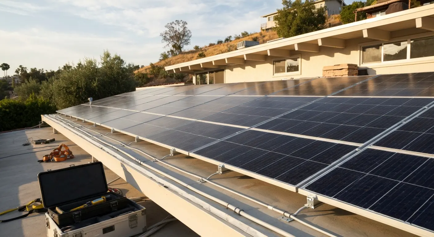 Solar integration on roof