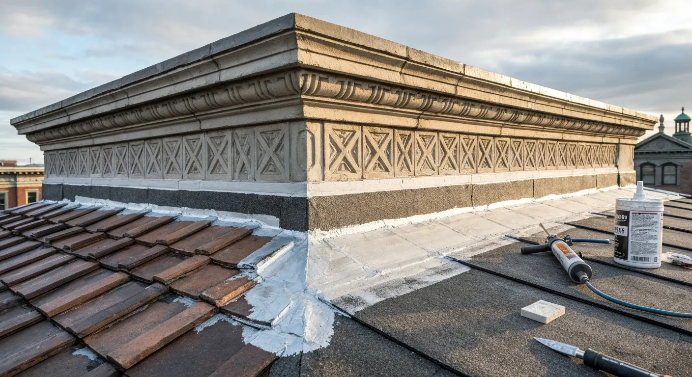 Emergency roof leak repair