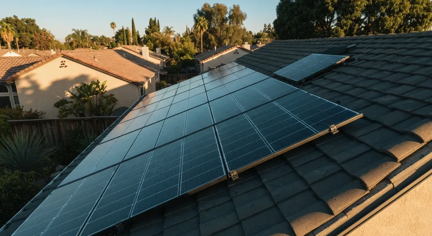 Solar roof installation West Covina