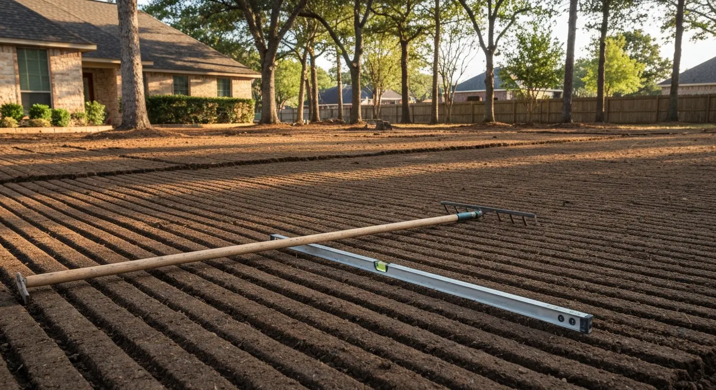 Soil preparation and grading