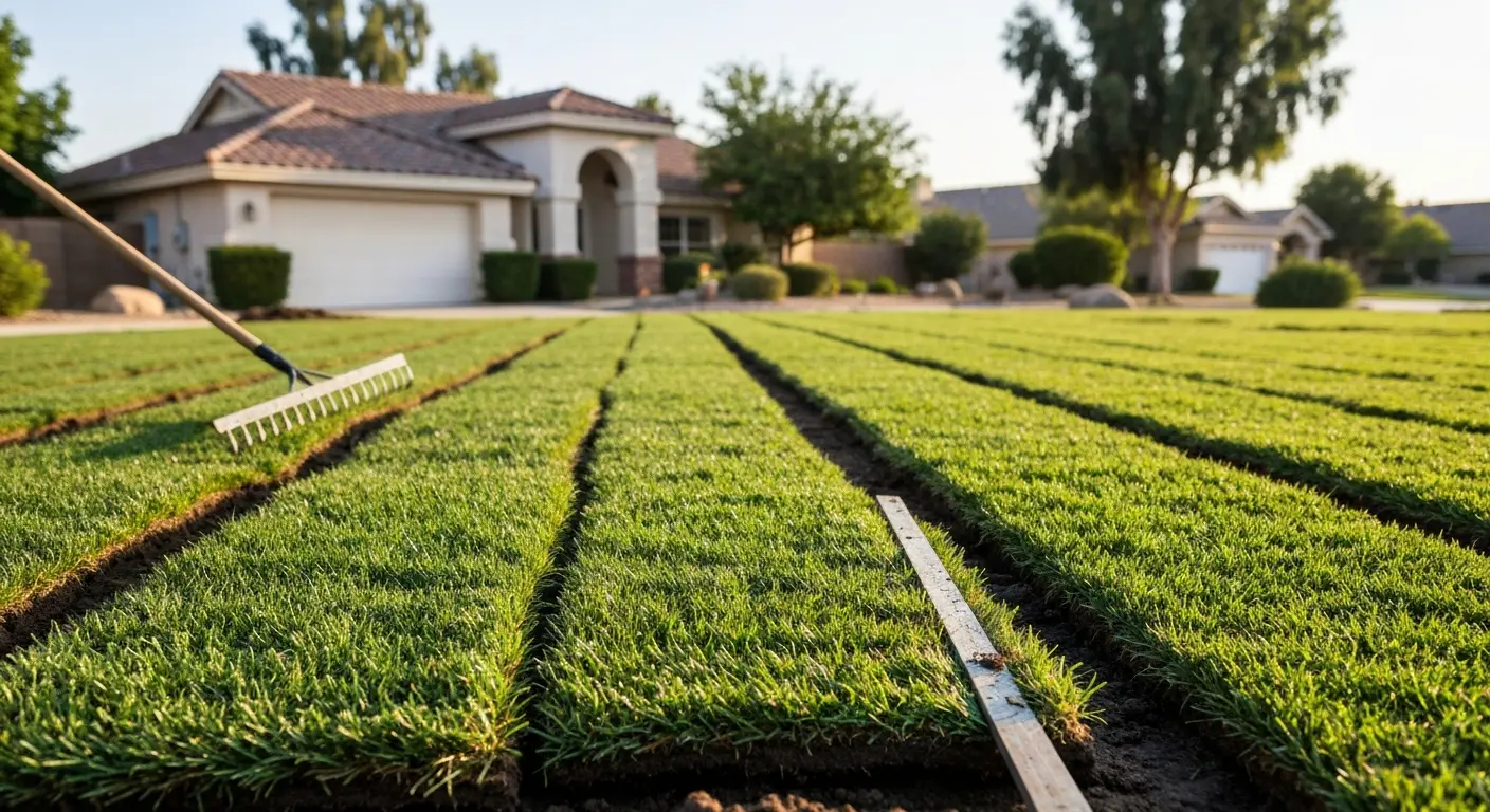 Sod installation